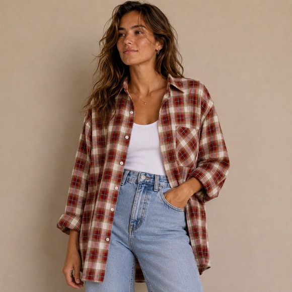 Big Mac Other - Vintage Big Mac plaid work shirt XL Tall made in USA oversized 90s